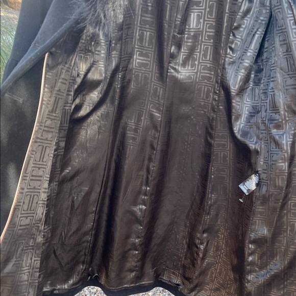 Ivanka Trump Elegant Detachable Black Fur Collar Coat- size 4 NWOT - Picture 7 of 15